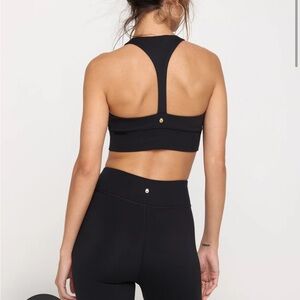 Spiritual Gangster Black Racerback Top and matching leggings NWT